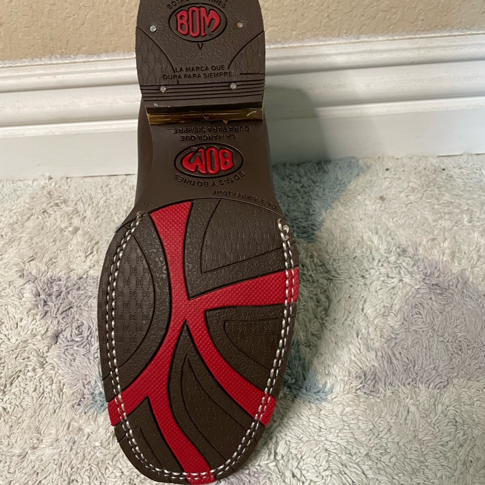 Western rodeó boot square toe - Picture 5 of 5